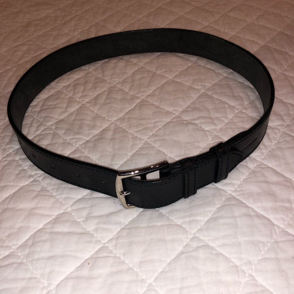 Hermes Etriviere Belt/Black Leather Size 75